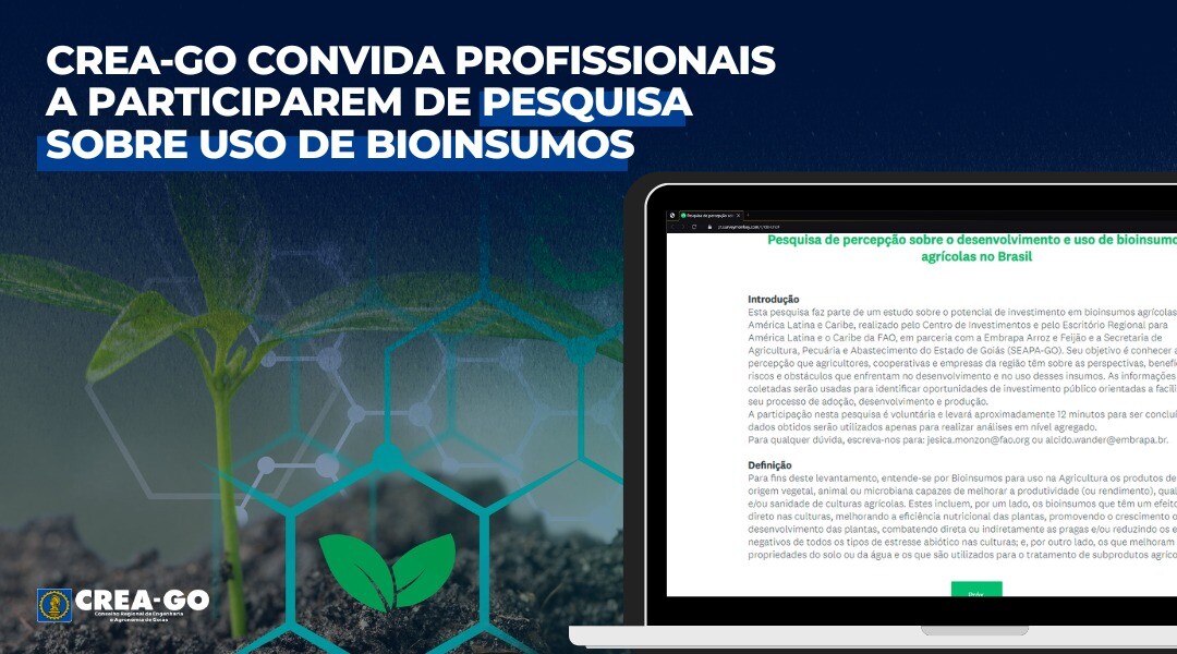 crea-go-convida-profissionais-a-participarem-de-pesquisa-sobre-uso-de-bioinsumos