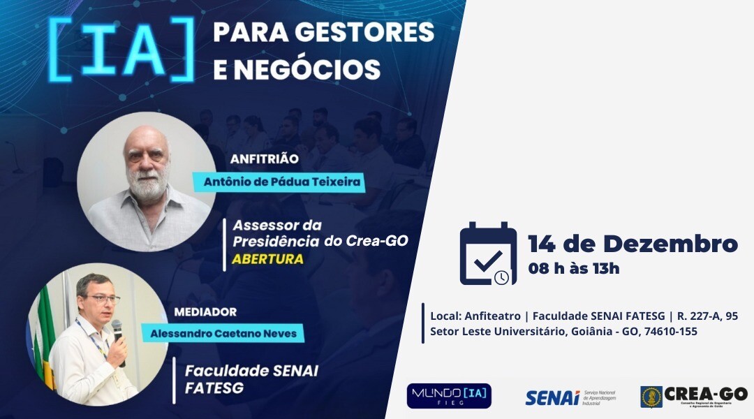 com-apoio-do-crea-go-senai-fatesg-realiza-capacitacao-em-ia-para-gestores-e-negocios